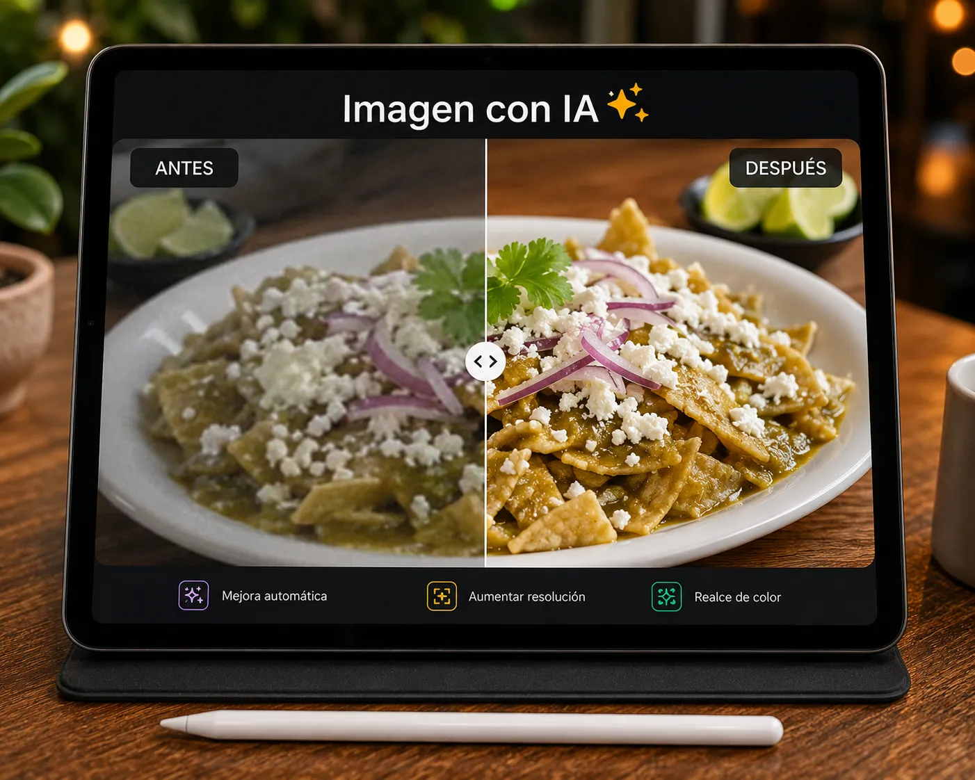 Mejora imagen con AI